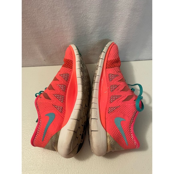 Nike women’s shoes pink teal‎ swoosh 2014 size 7.5 - Picture 7 of 10